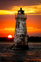Cockspur Lighthouse sunset 003 small