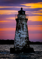 Cockspur Lighthouse sunset 007 ver 2 small