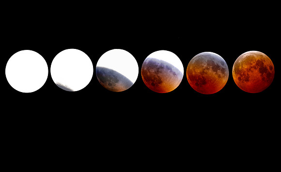 Lunar Eclipse shadow sequence beginning to totality 001 small
